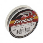 Fireline Perlenfaden 0.12mm (4lb) Smoke grey - 13.7m